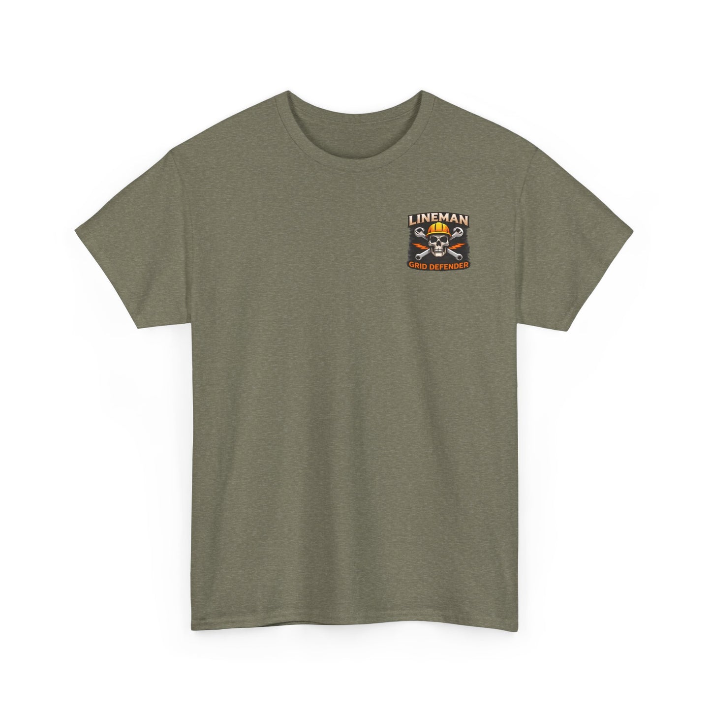 Lineman-Built to work-Born to climb Unisex Heavy Cotton Tee