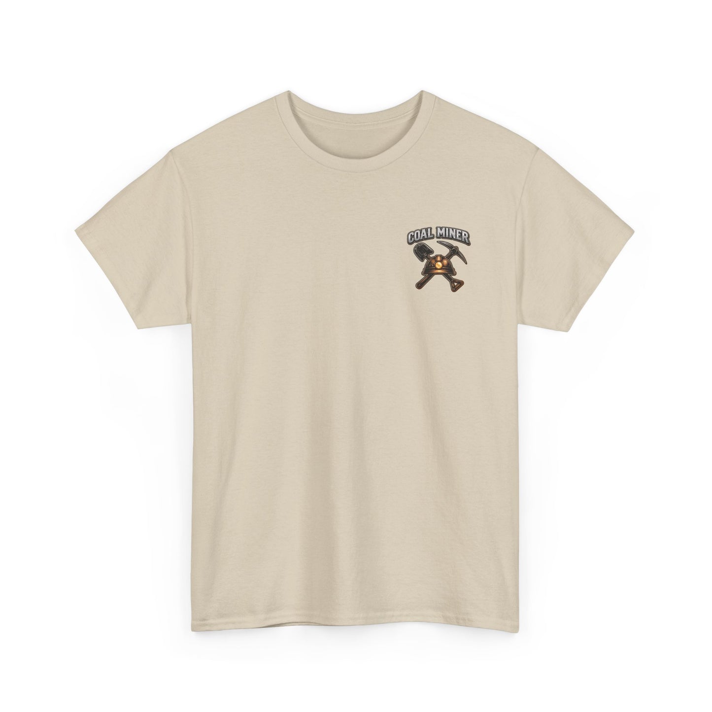 Coal Miner T-Shirt — "Forgotten in the Dark" Skull Hardhat Graphic Tee