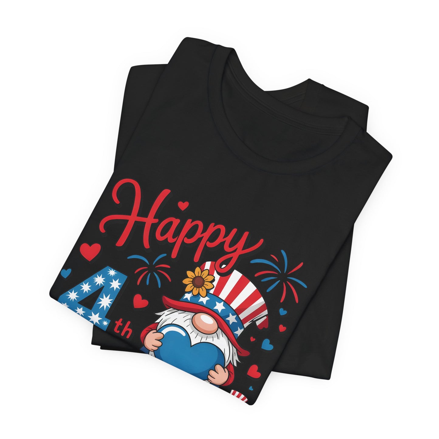 4th of July Gnome T-Shirt – Happy 4th of July Patriotic Tee