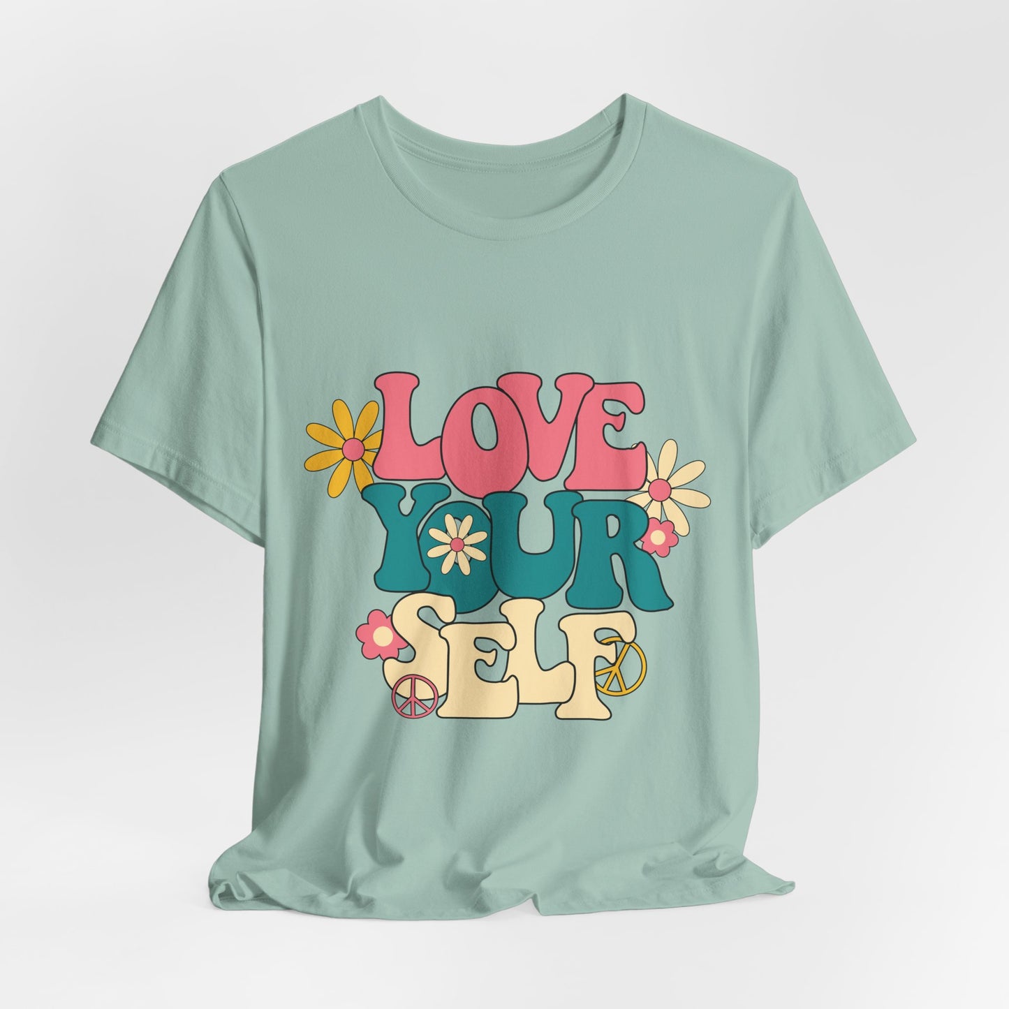 Love Your Self Retro Floral Tee