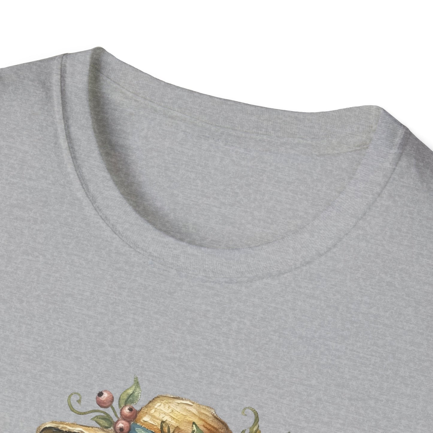 Garden Bird Tee — "There is a quiet peace to be found in the heart of the garden" Floral Bird T-Shirt