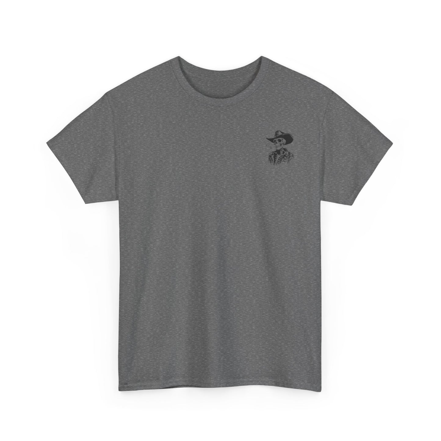 Skeleton Cowboy T-Shirt — Western Skull Graphic Tee
