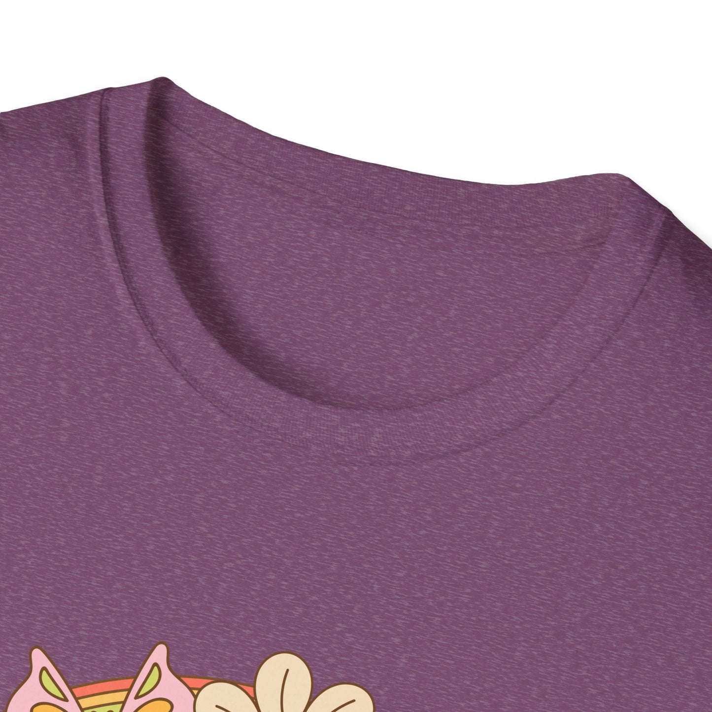 Nurse Floral Retro T-Shirt — Cute Vintage Flower Badge for Nurses