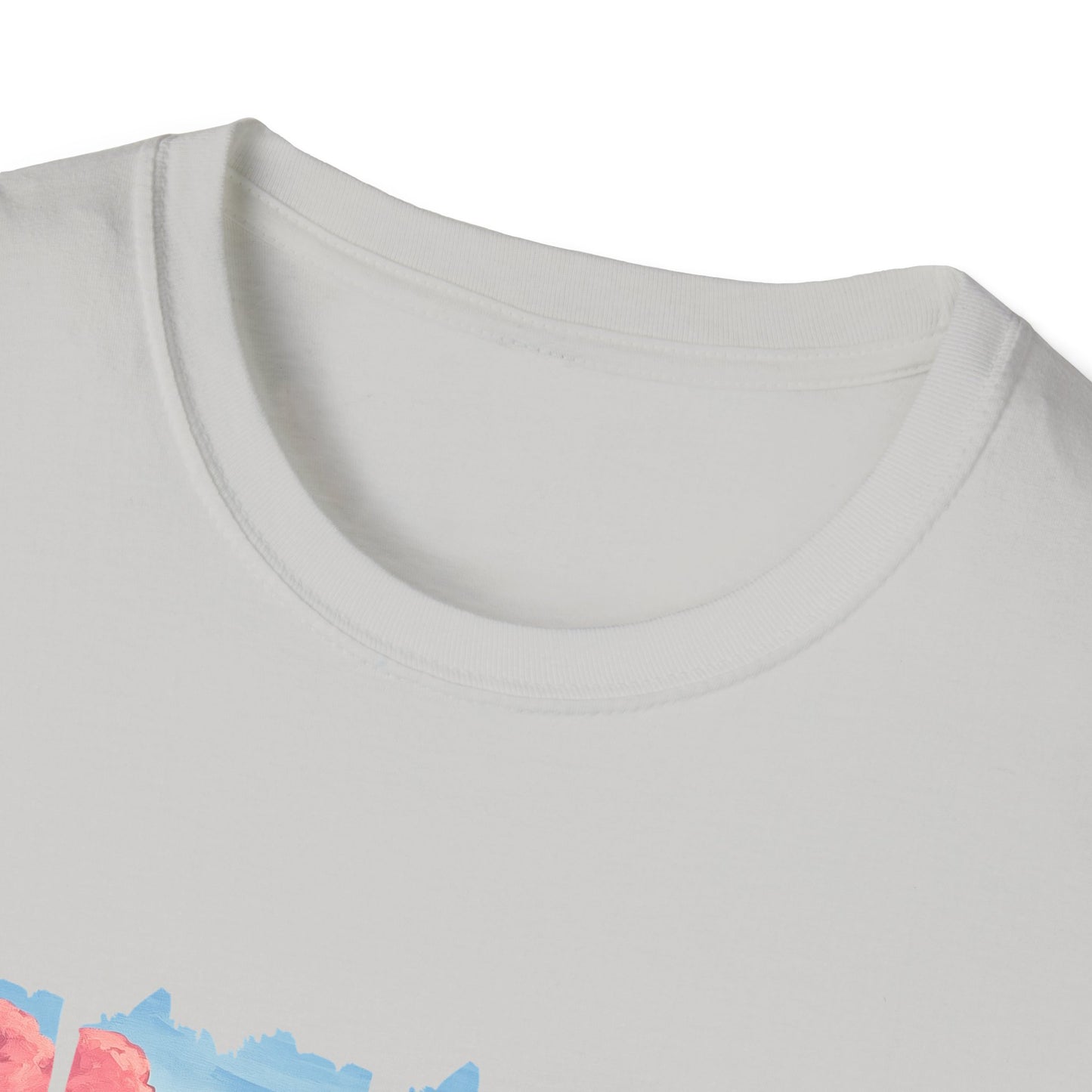 Scenic Mountain Sunset T-Shirt — Wildflower Valley Landscape Tee
