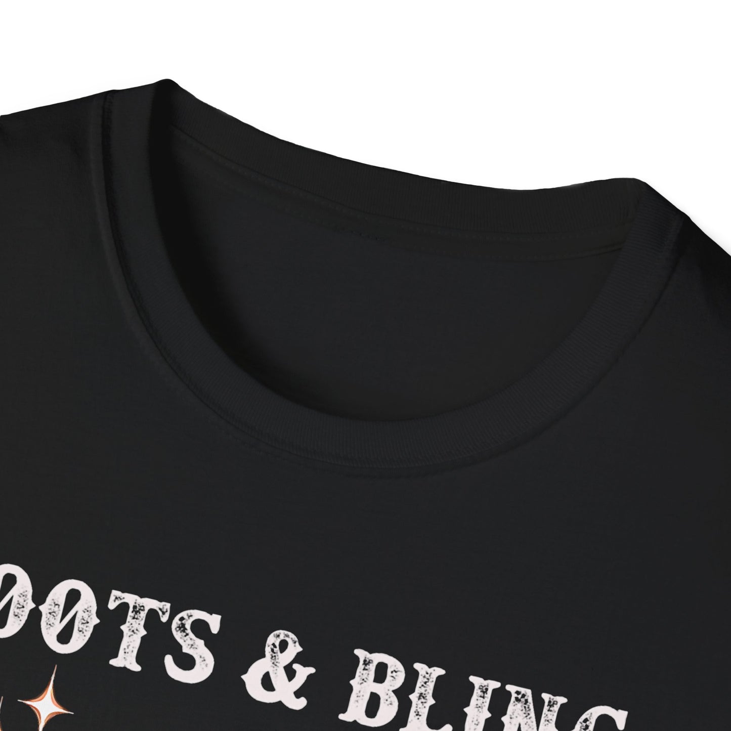 Cowgirl T-Shirt — "Boots & Bling" Floral Western Tee