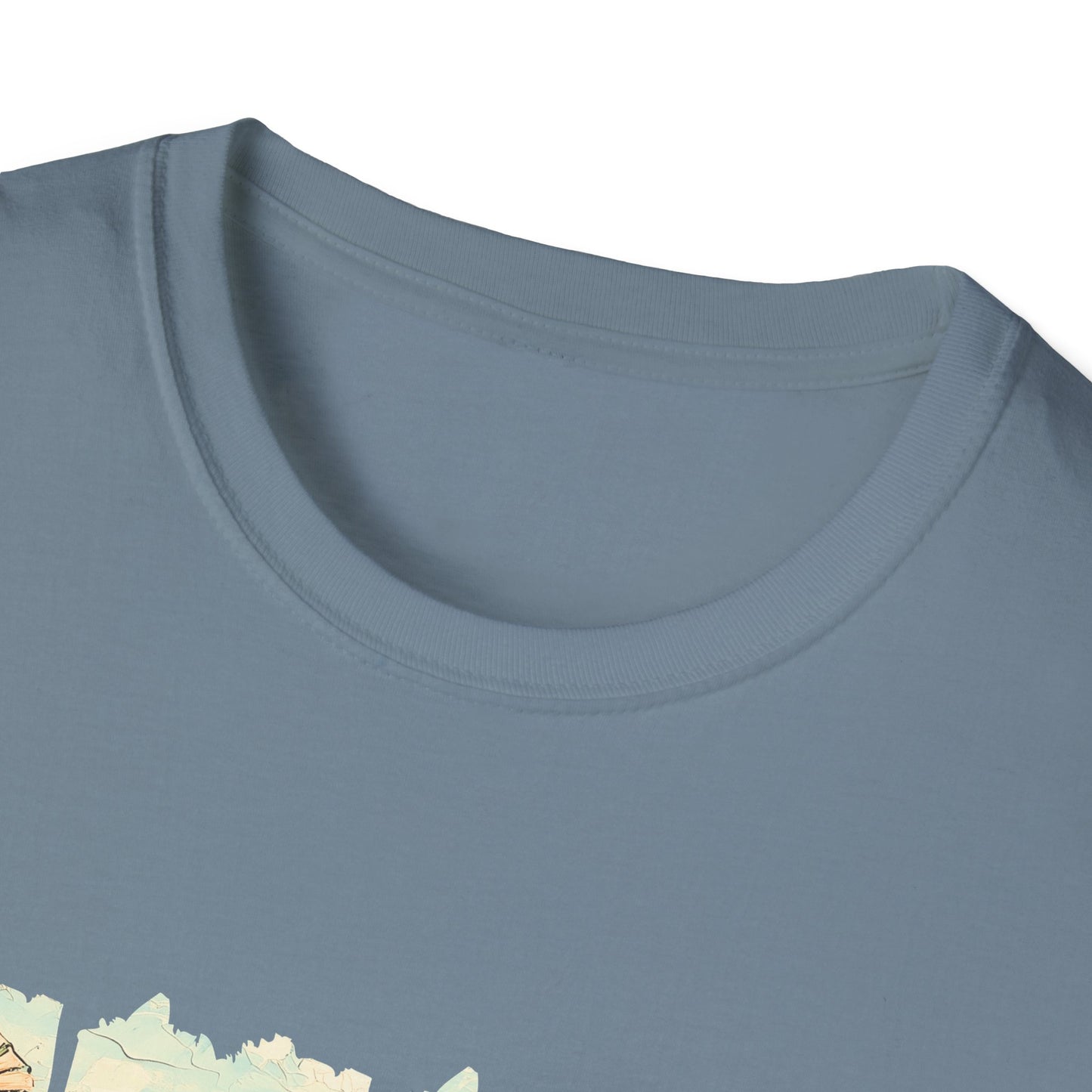 Scenic Windowpane Cabin T-Shirt — 'I Am But A Child Made of Stars' Nature Graphic Tee