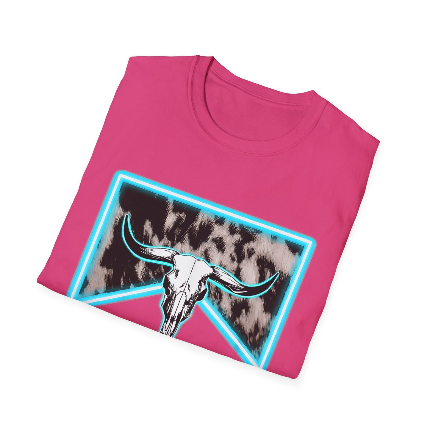 Wranglin Mama Tee — Western Cow Skull Graphic T-Shirt for Moms