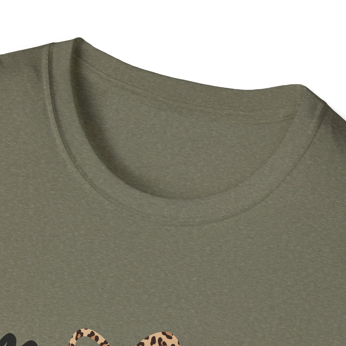 Teacher Graphic Tee — "I'm Literally Just a Teacher" Leopard Bow