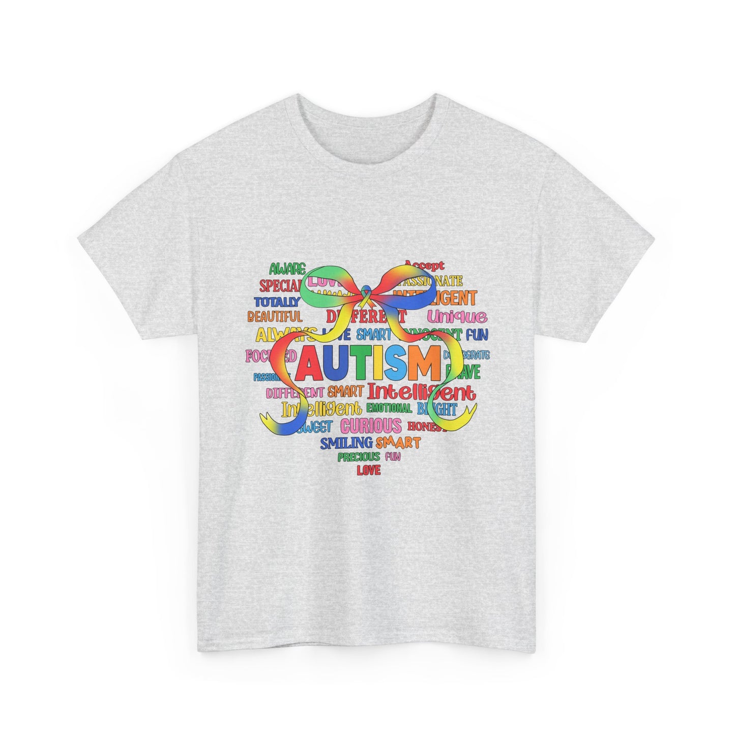 Autism Awareness Puzzle Heart T-Shirt – Colorful Support & Acceptance Tee
