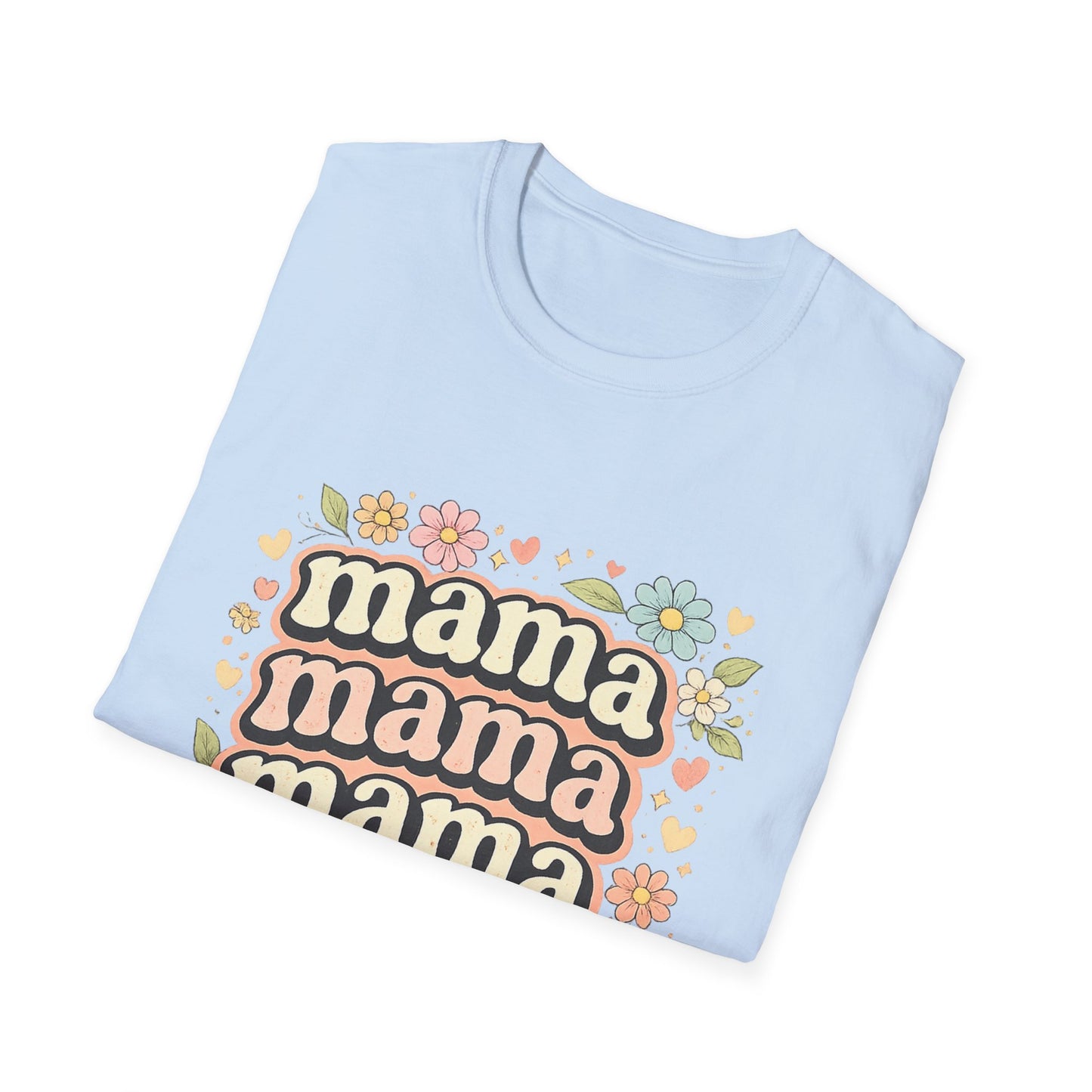 Mama Floral T-Shirt — Retro Mom Gift for Mother’s Day