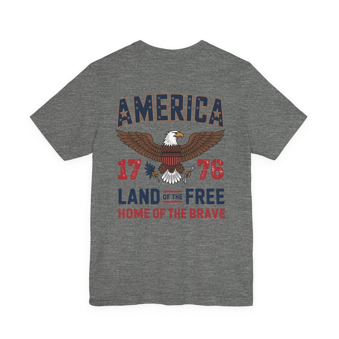 America 1776 Eagle T‑Shirt — Land of the Free, Home of the Brave
