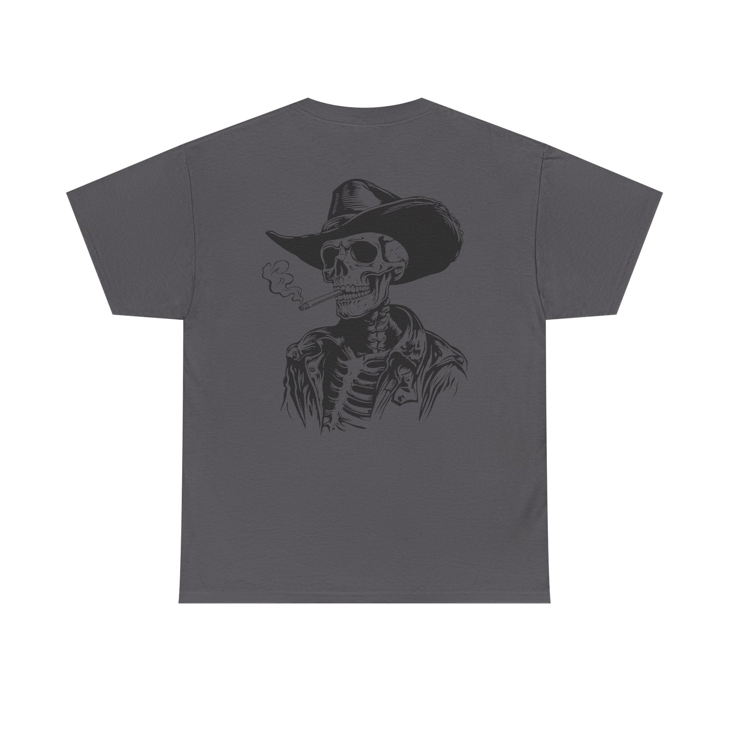 Skeleton Cowboy T-Shirt — Western Skull Graphic Tee