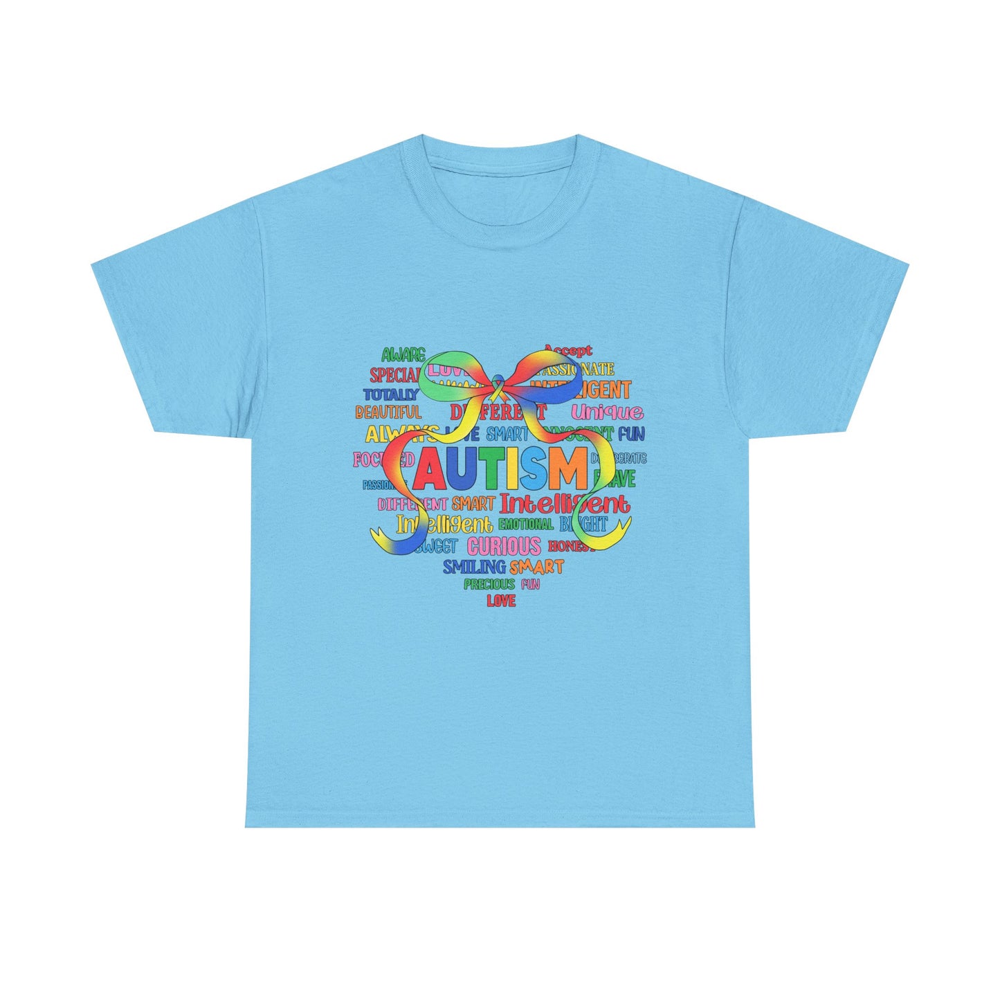 Autism Awareness Puzzle Heart T-Shirt – Colorful Support & Acceptance Tee