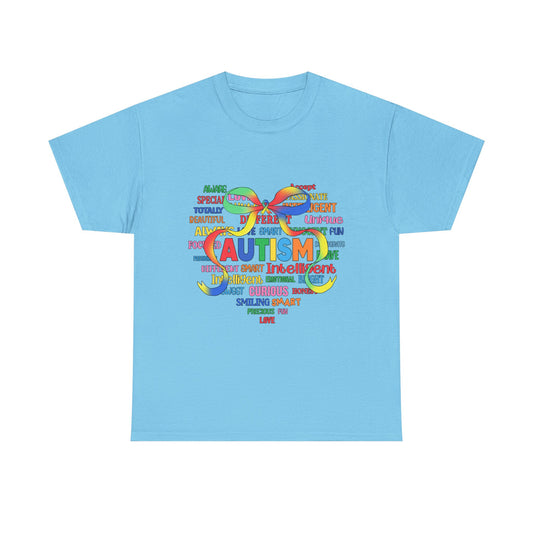 Autism Awareness Puzzle Heart T-Shirt – Colorful Support & Acceptance Tee