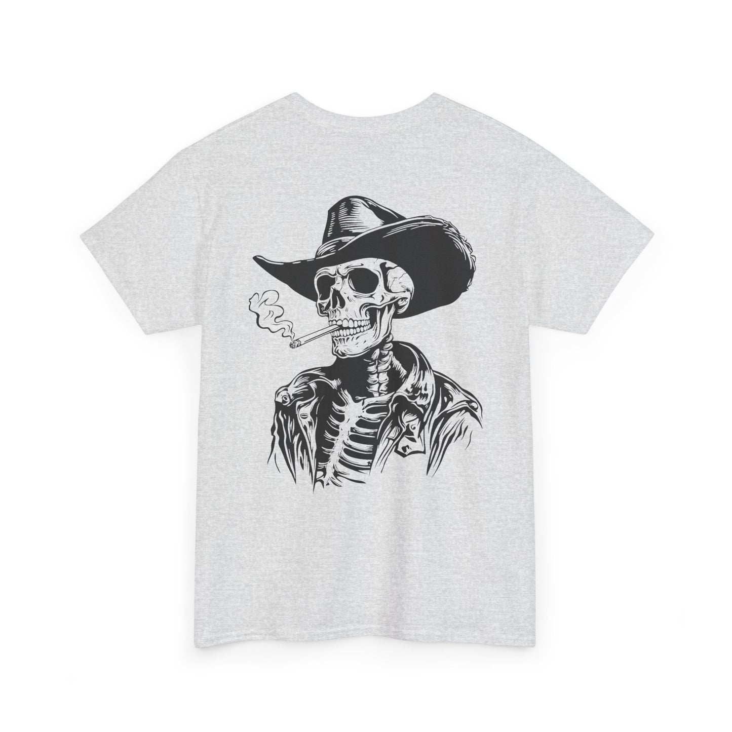 Skeleton Cowboy T-Shirt — Western Skull Graphic Tee