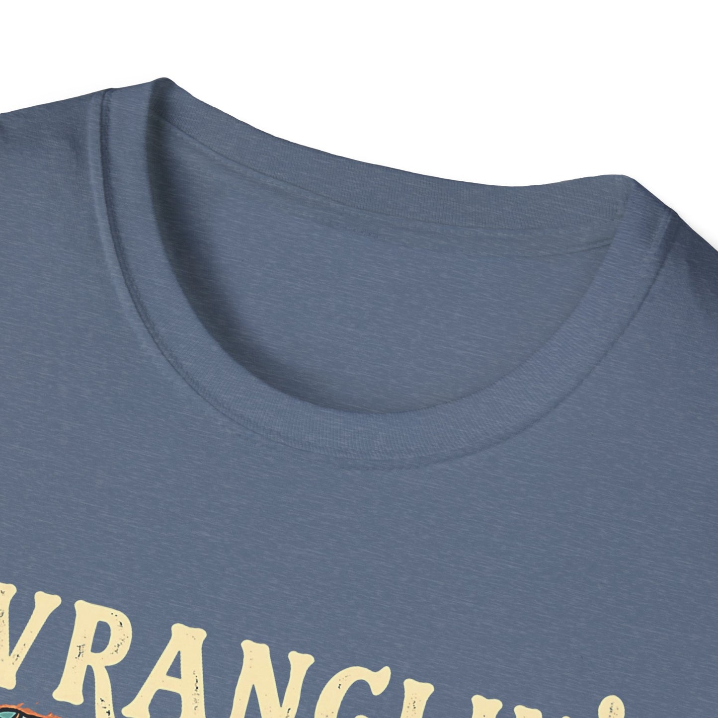 Wranglin' Real Cowboy T-Shirt — Retro Western Rodeo Graphic Tee