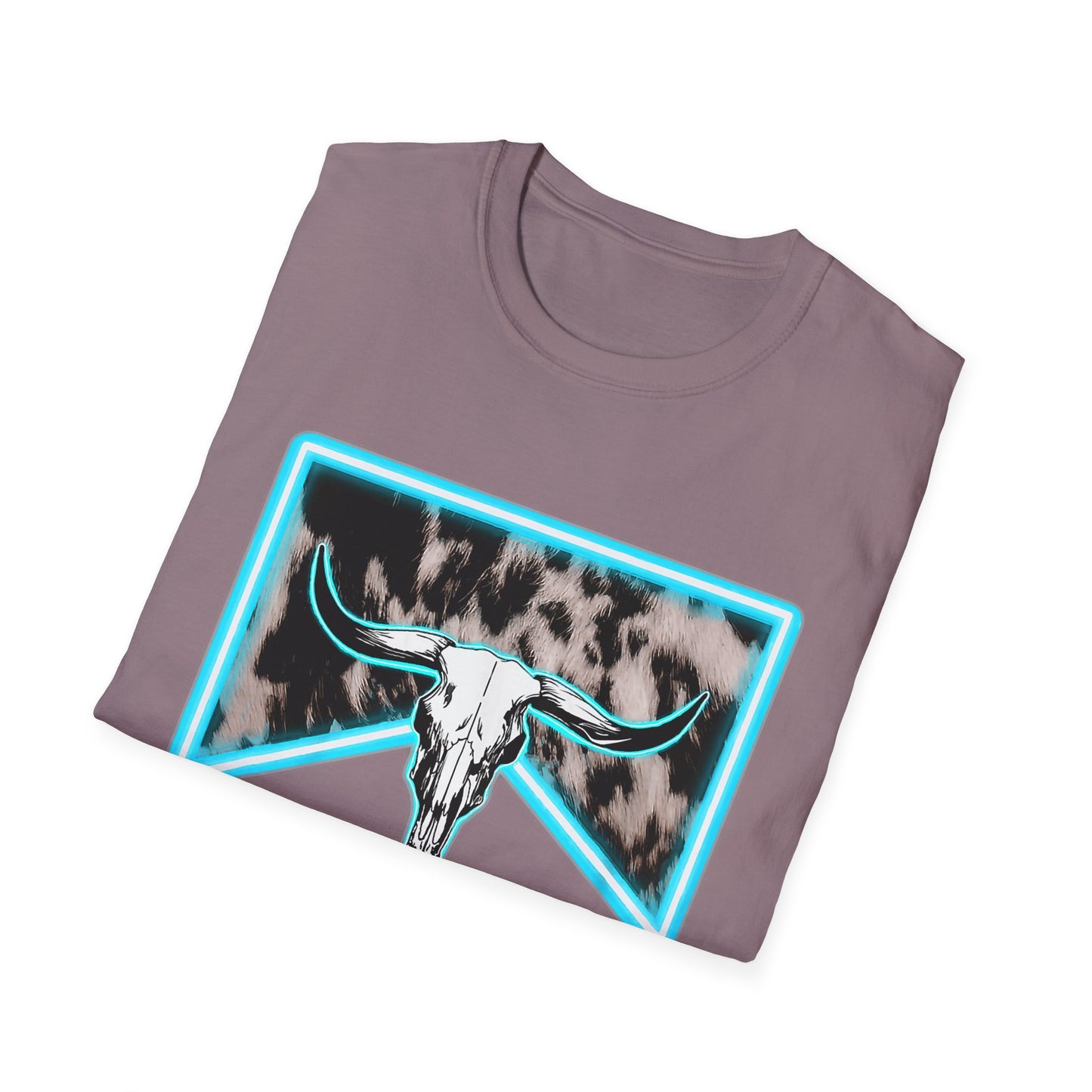 Wranglin Mama Tee — Western Cow Skull Graphic T-Shirt for Moms