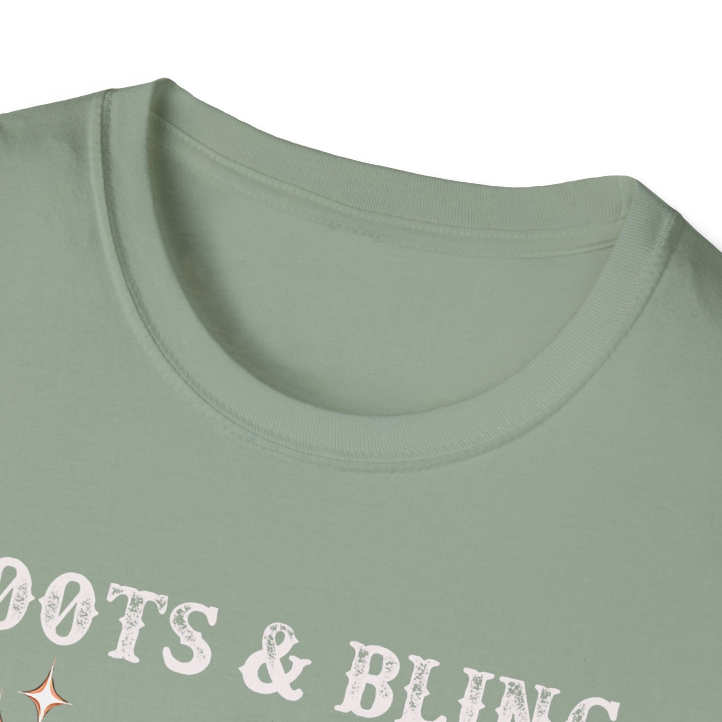 Cowgirl T-Shirt — "Boots & Bling" Floral Western Tee