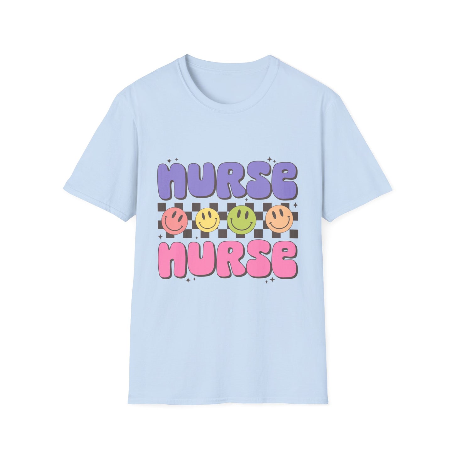 Nurse Nurse Cute Smiley Graphic T-Shirt