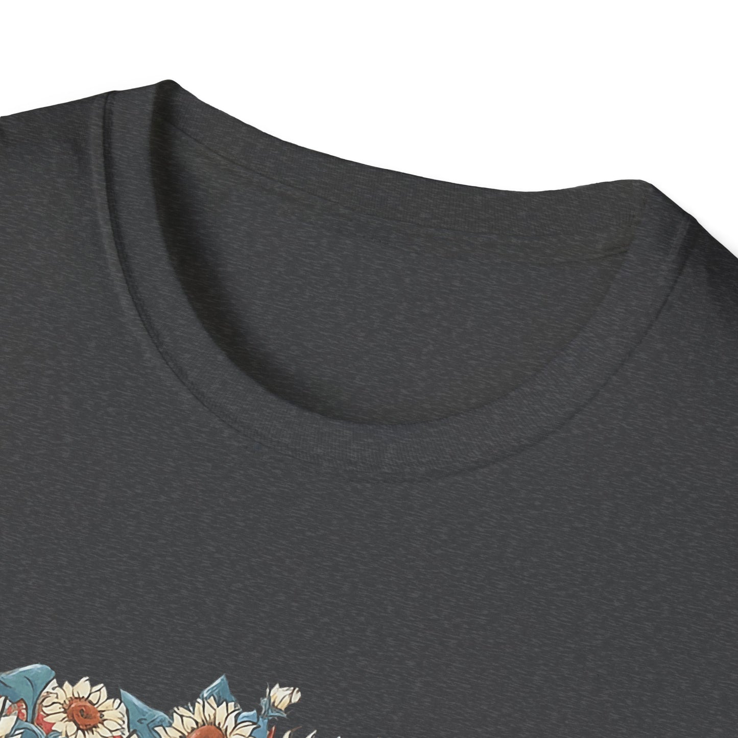 Patriotic Sunflower Cowboy Boots T-Shirt
