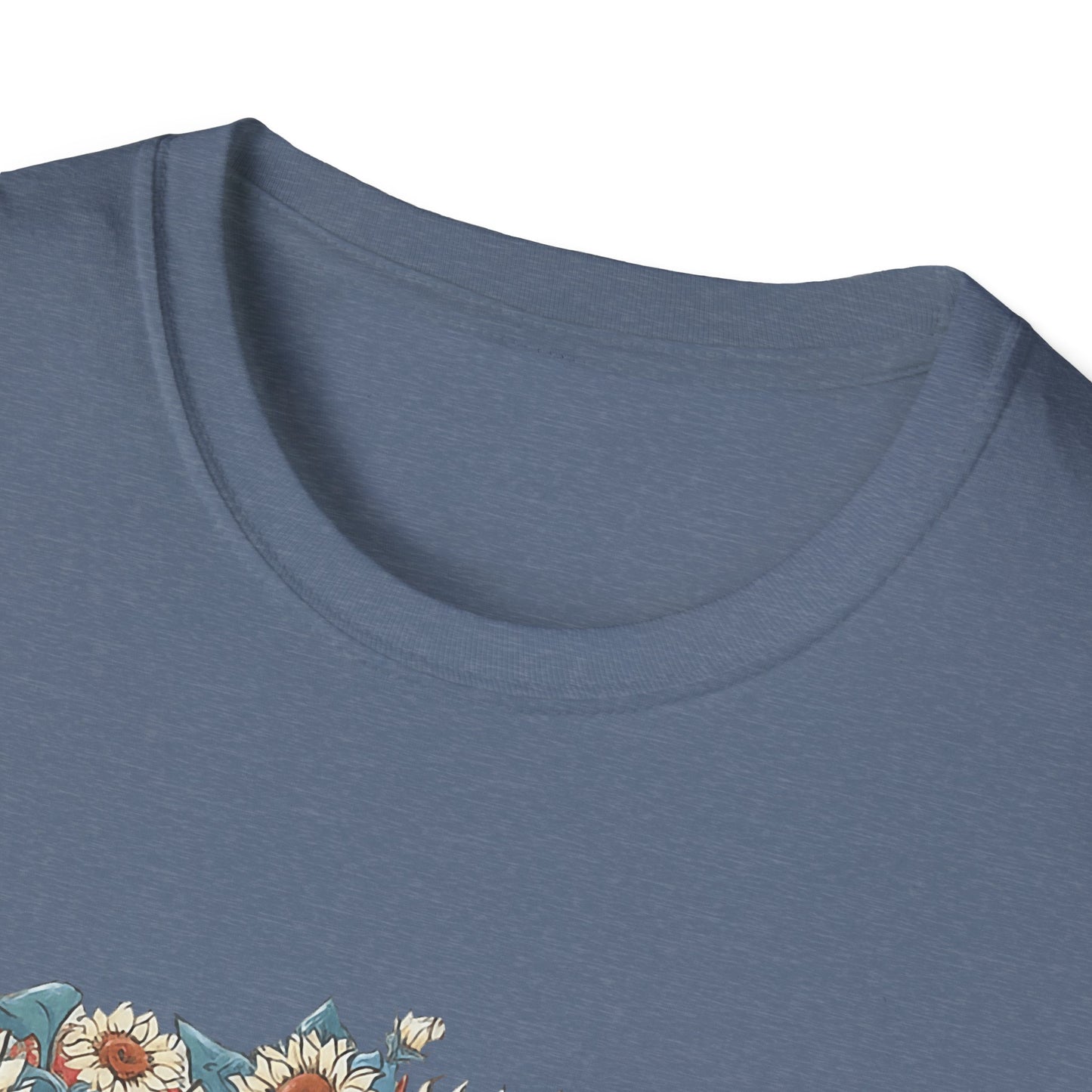 Patriotic Sunflower Cowboy Boots T-Shirt