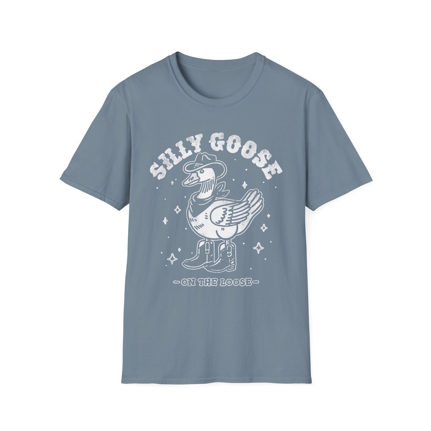 Silly Goose T-Shirt — Retro Cartoon Goose 'On the Loose' Graphic Tee