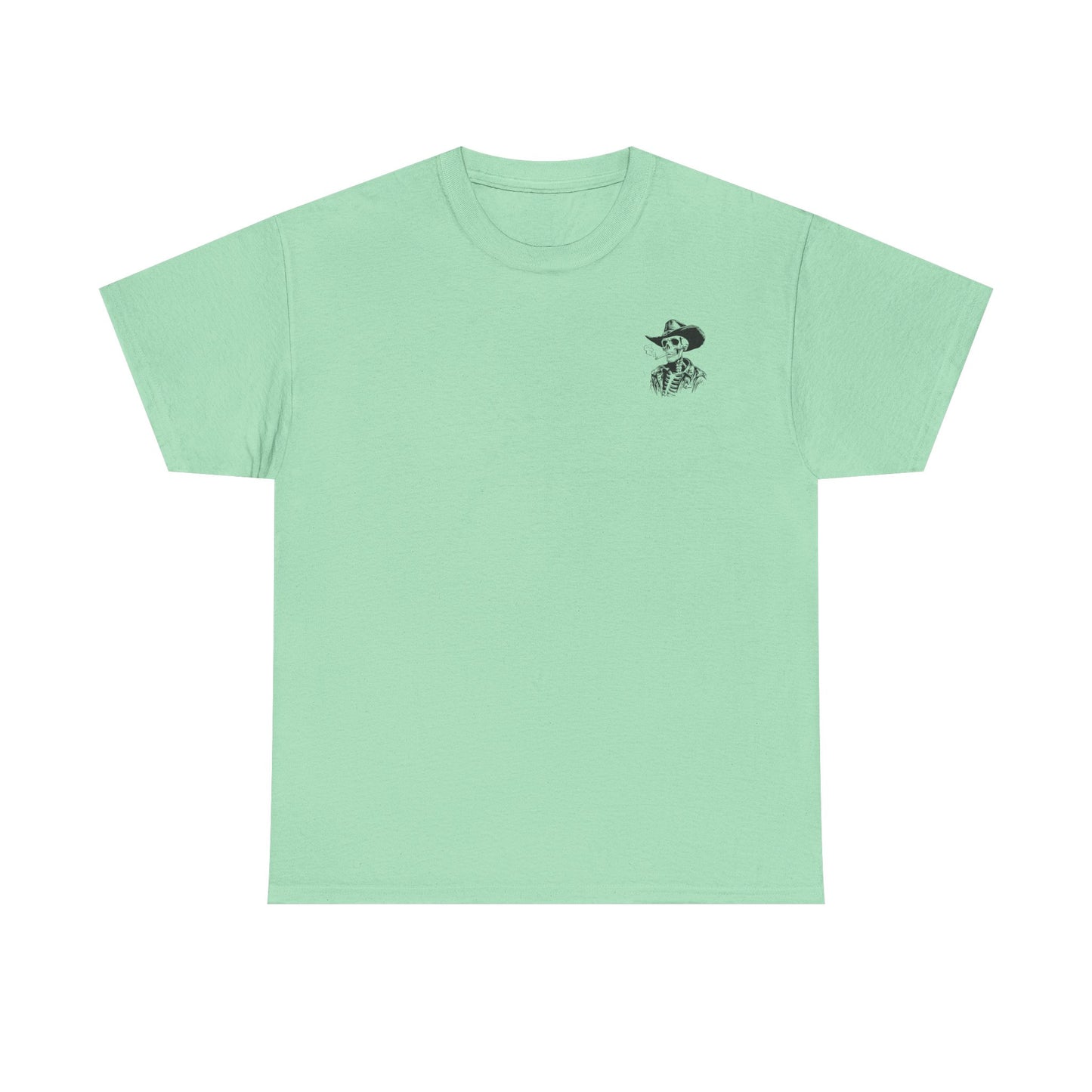 Skeleton Cowboy T-Shirt — Western Skull Graphic Tee