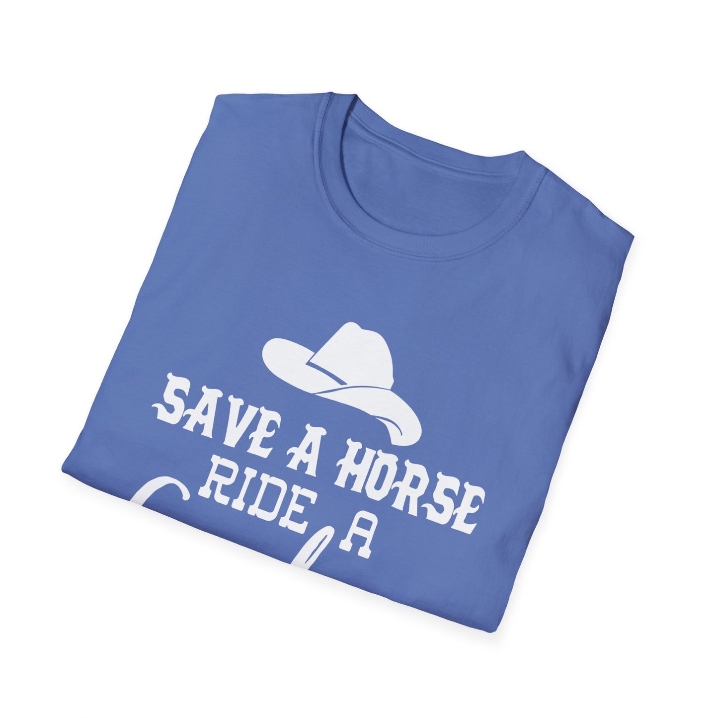 Save a Horse Ride a Cowboy T-Shirt – Western Cowboy Hat Graphic Tee