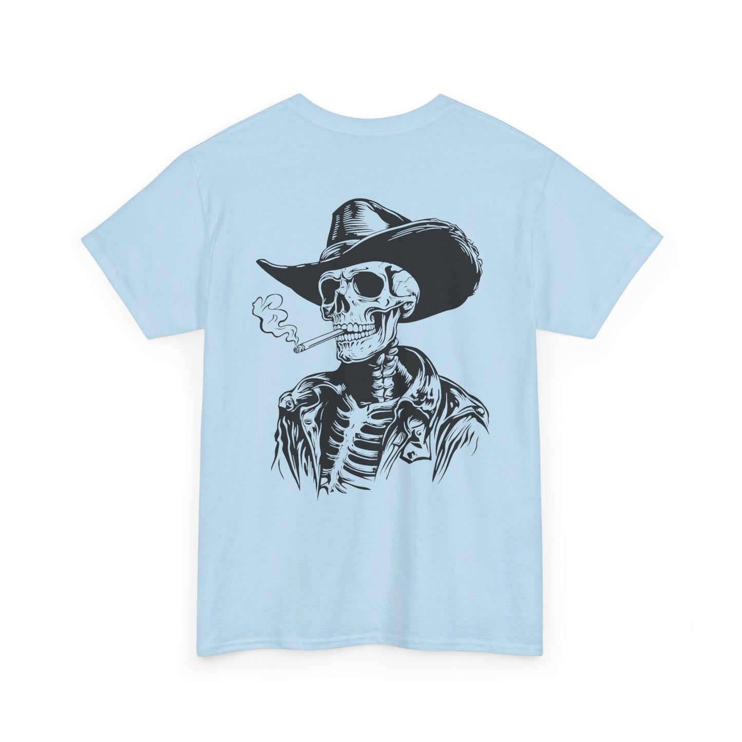 Skeleton Cowboy T-Shirt — Western Skull Graphic Tee
