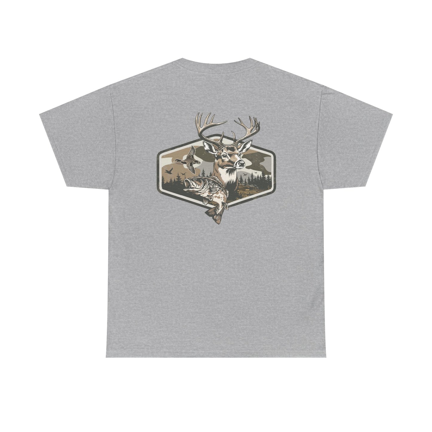 Deer Hunter Graphic Tee — Buck & Forest Outdoor T-Shirt