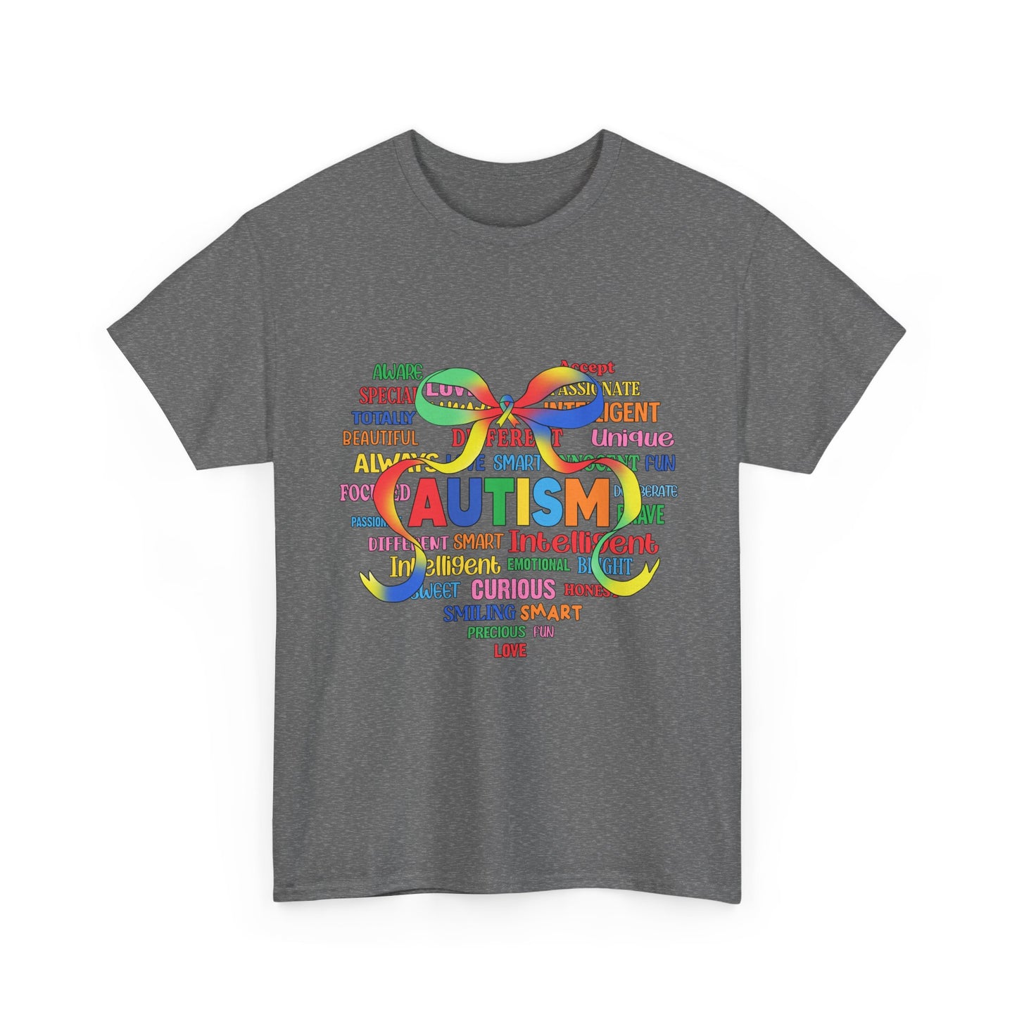 Autism Awareness Puzzle Heart T-Shirt – Colorful Support & Acceptance Tee
