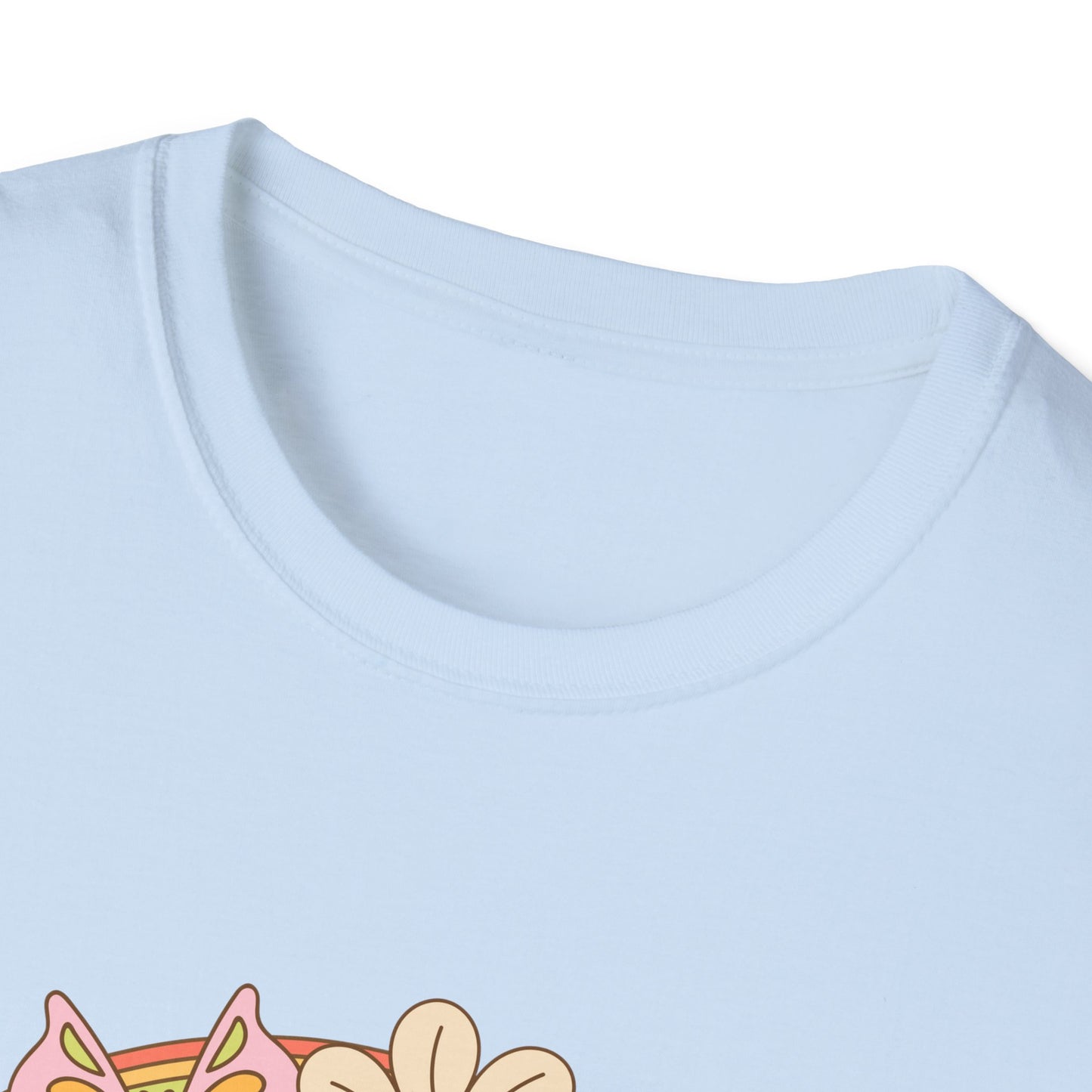 Nurse Floral Retro T-Shirt — Cute Vintage Flower Badge for Nurses
