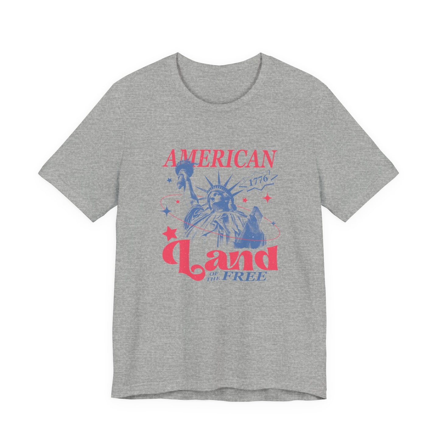 Liberty 'Land of the Free' T‑Shirt — Statue of Liberty Patriotic 1776 Tee