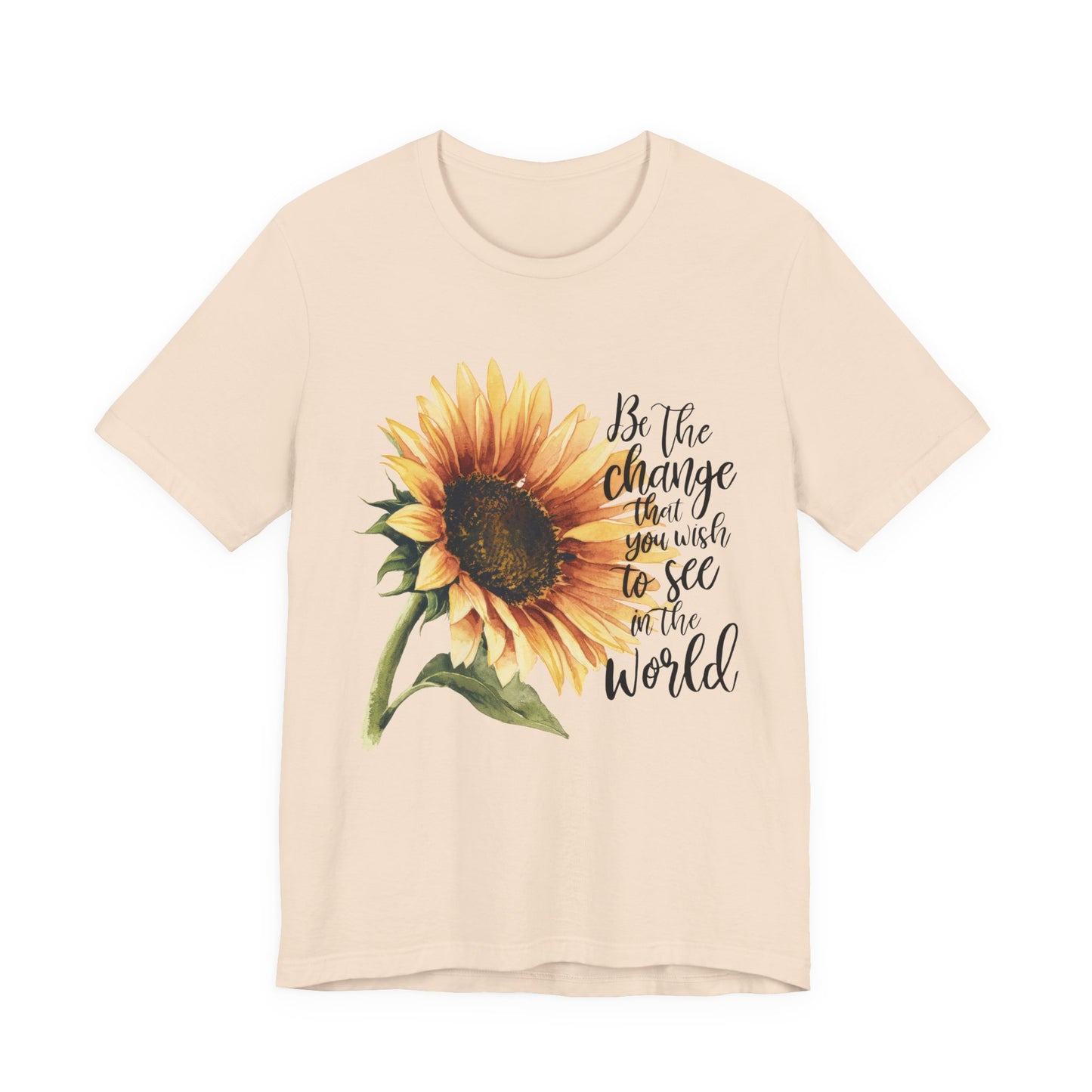 Sunflower "Be the Change" T‑Shirt