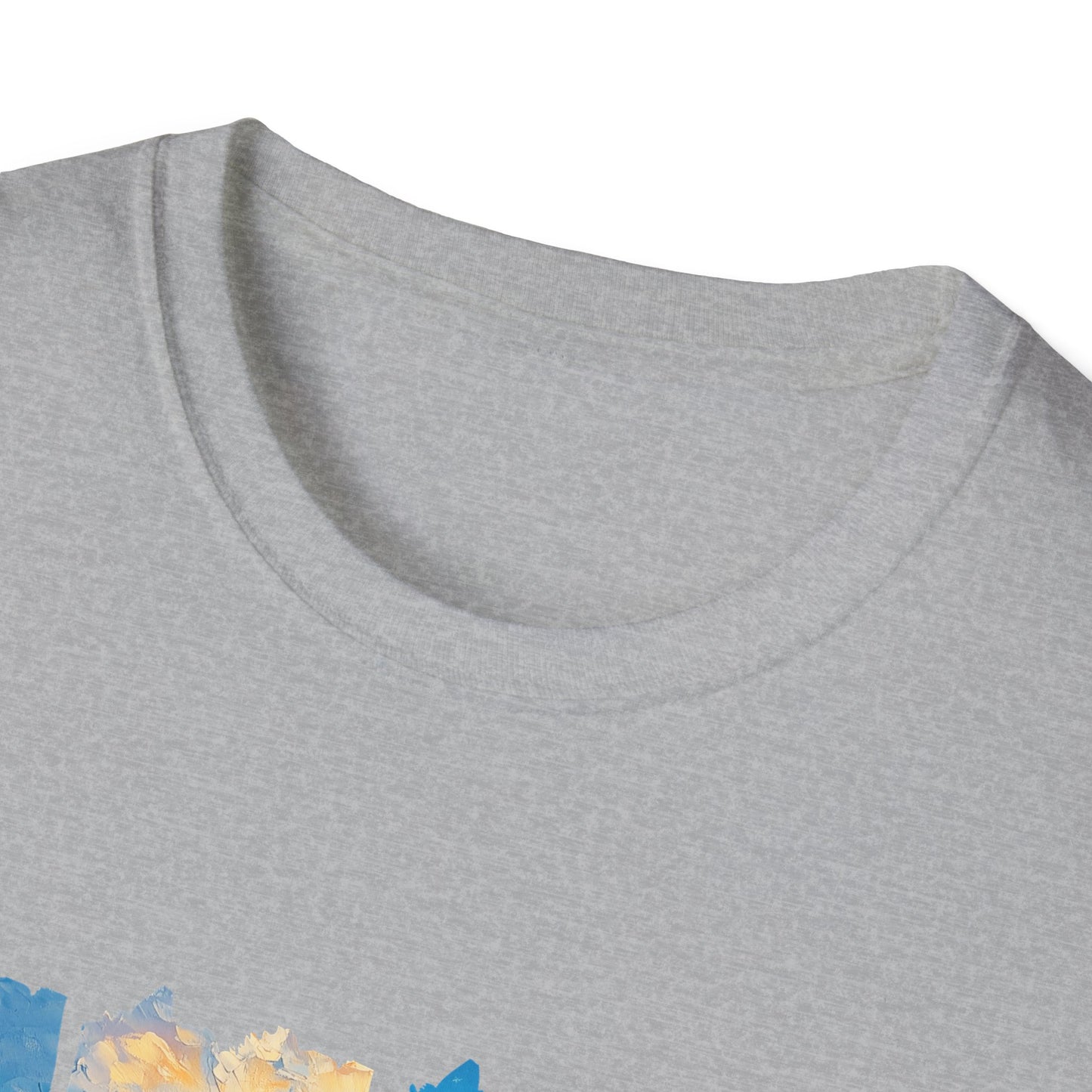 Beach Sunset Panel T-Shirt — Scenic Coastal Graphic Tee