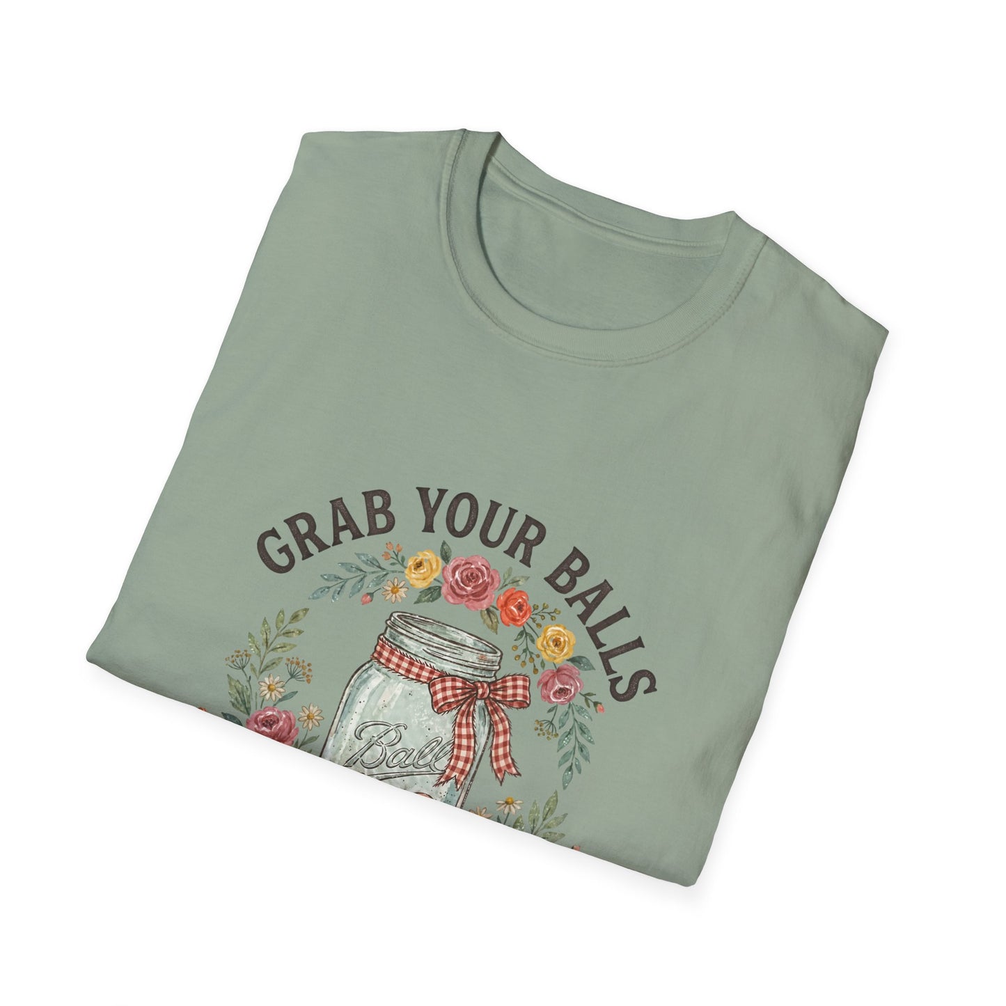Grab Your Balls Mason Jar Canning T-Shirt — It's Canning Season Vintage Kitchen Tee