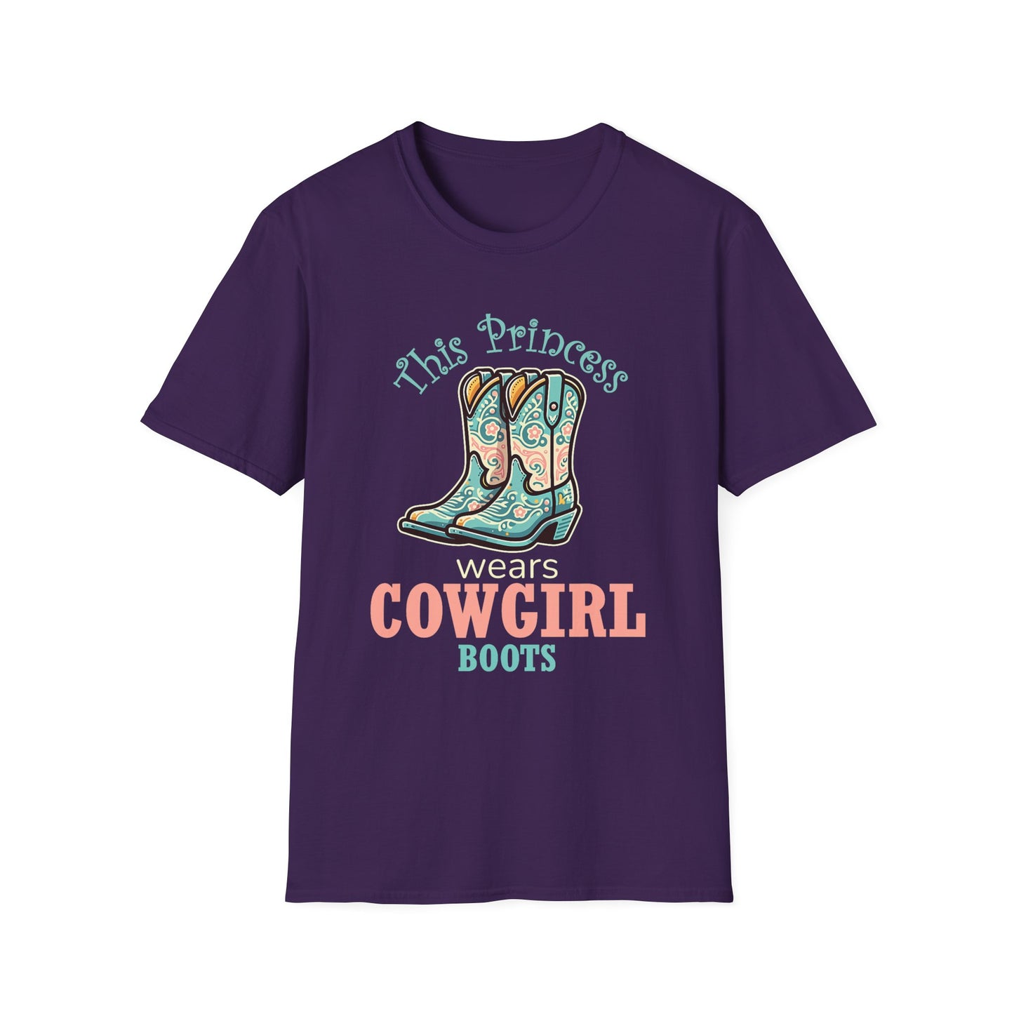 Cowgirl Boots T-Shirt — "This Princess" Western Graphic Tee
