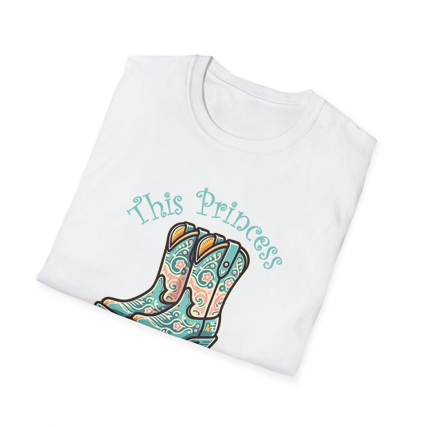 Cowgirl Boots T-Shirt — "This Princess" Western Graphic Tee