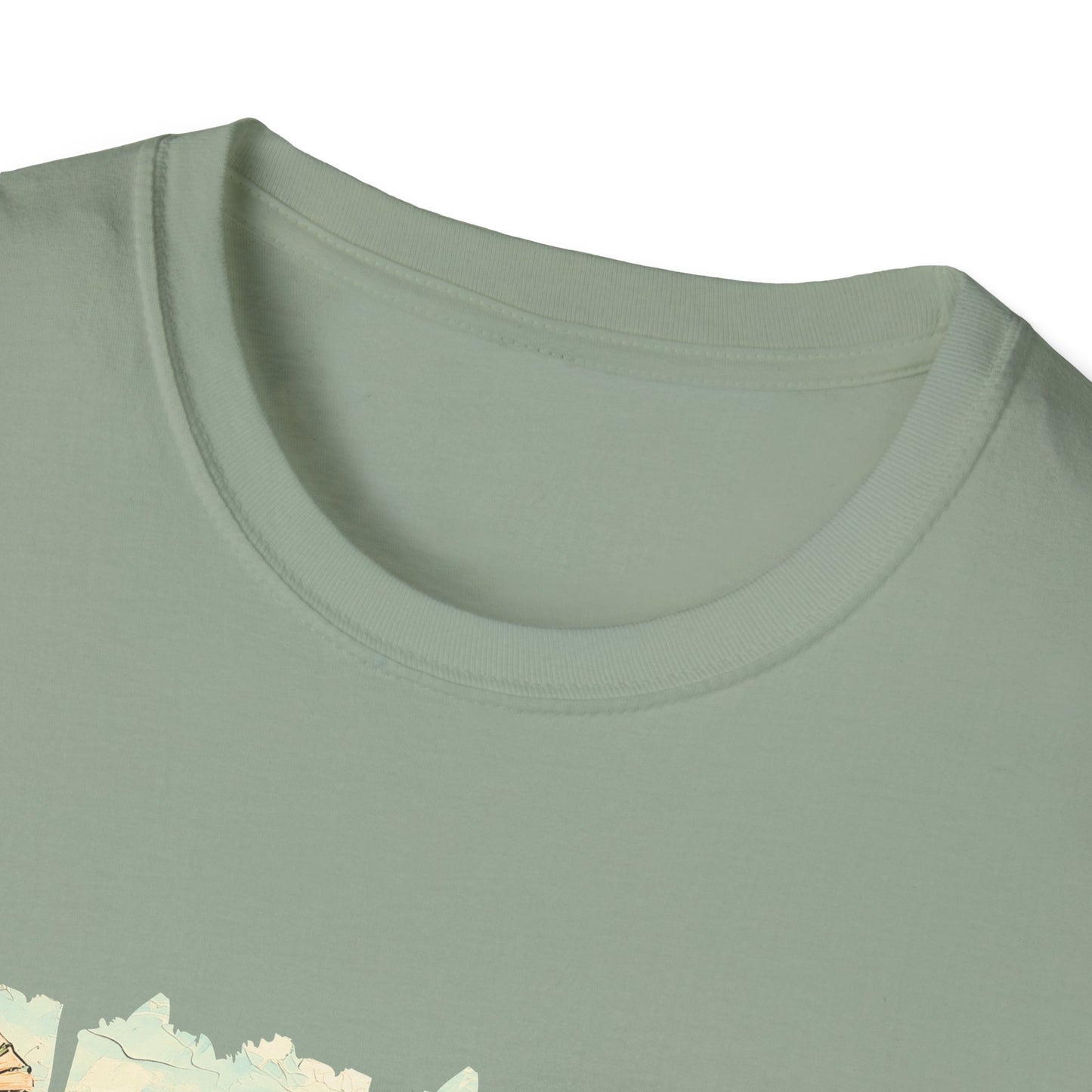Scenic Windowpane Cabin T-Shirt — 'I Am But A Child Made of Stars' Nature Graphic Tee