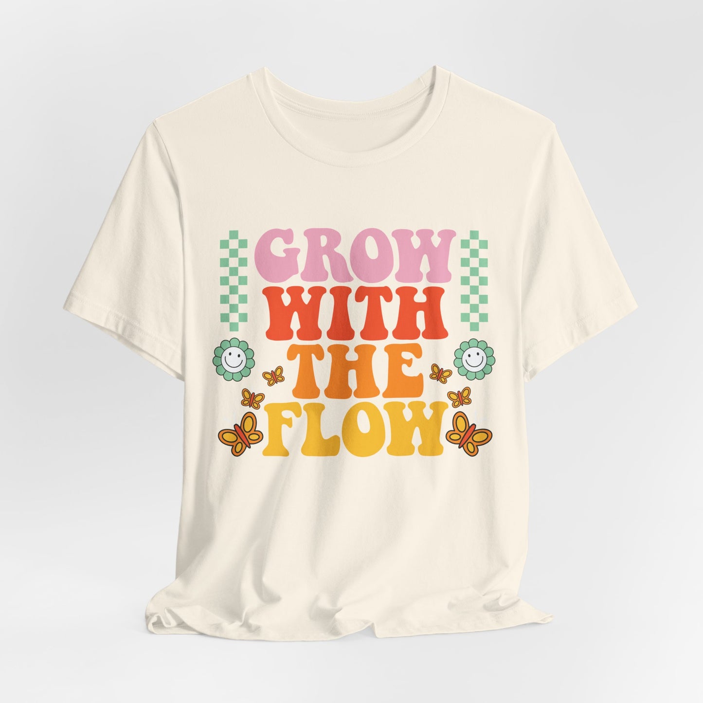 Grow With The Flow Retro Floral T-Shirt