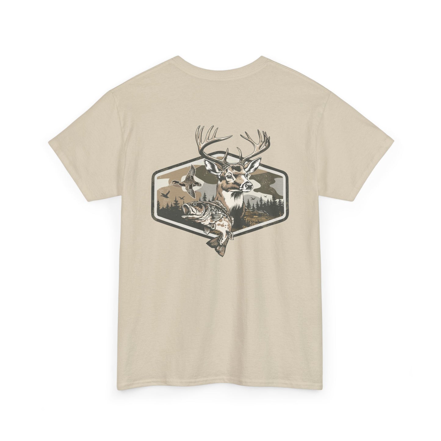 Deer Hunter Graphic Tee — Buck & Forest Outdoor T-Shirt