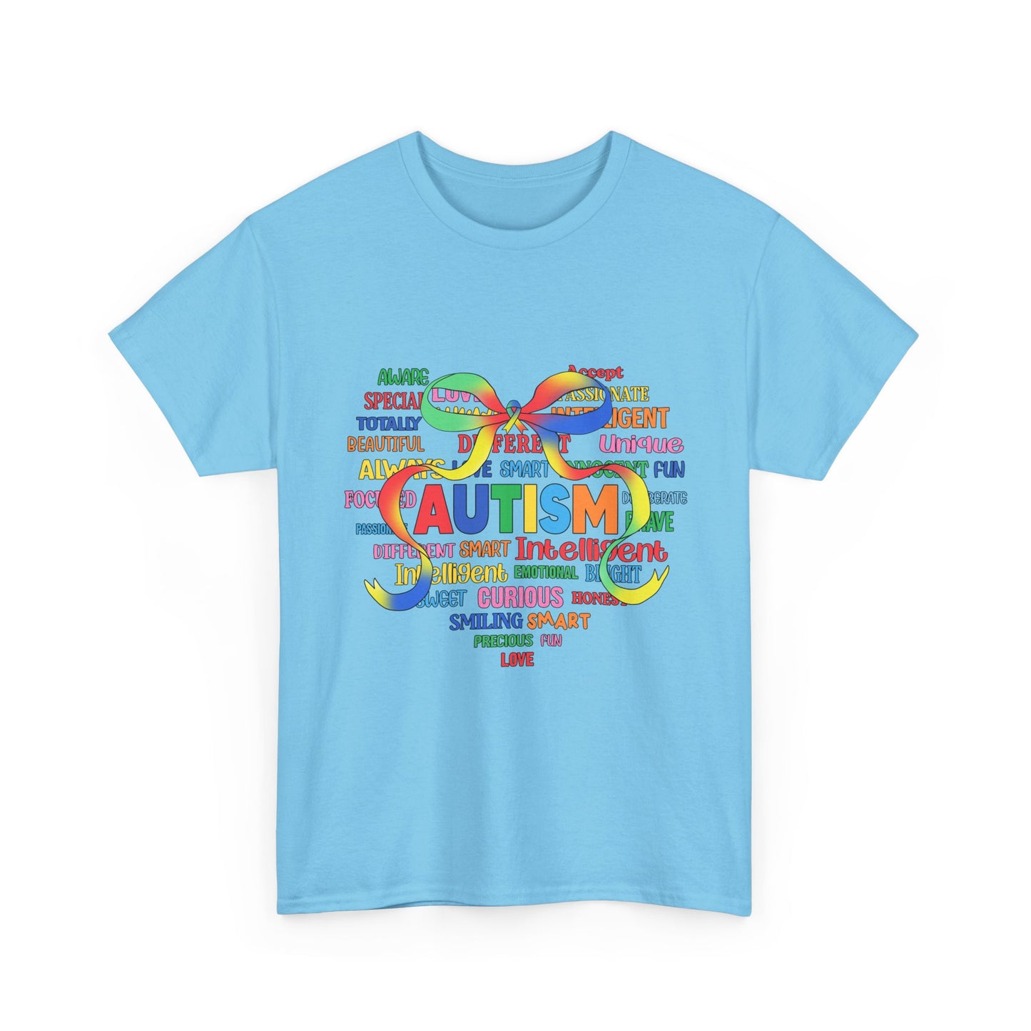 Autism Awareness Puzzle Heart T-Shirt – Colorful Support & Acceptance Tee