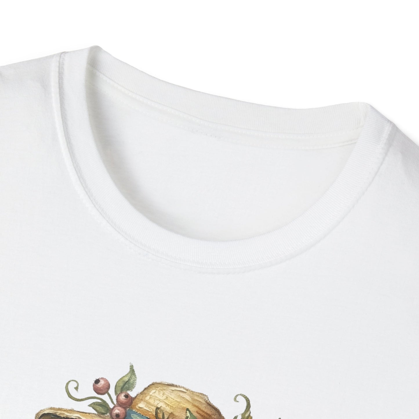 Garden Bird Tee — "There is a quiet peace to be found in the heart of the garden" Floral Bird T-Shirt