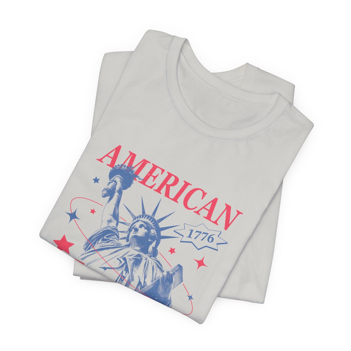 Liberty 'Land of the Free' T‑Shirt — Statue of Liberty Patriotic 1776 Tee