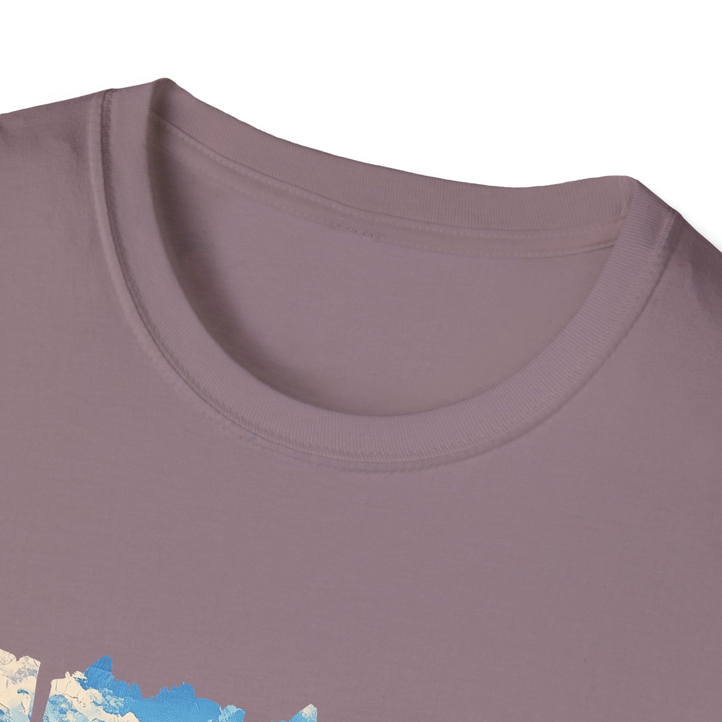 Wildflower Hills Scenic Tee — 'Live in It' Landscape Graphic T-Shirt