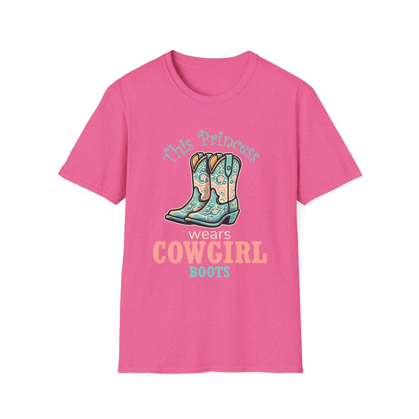 Cowgirl Boots T-Shirt — "This Princess" Western Graphic Tee