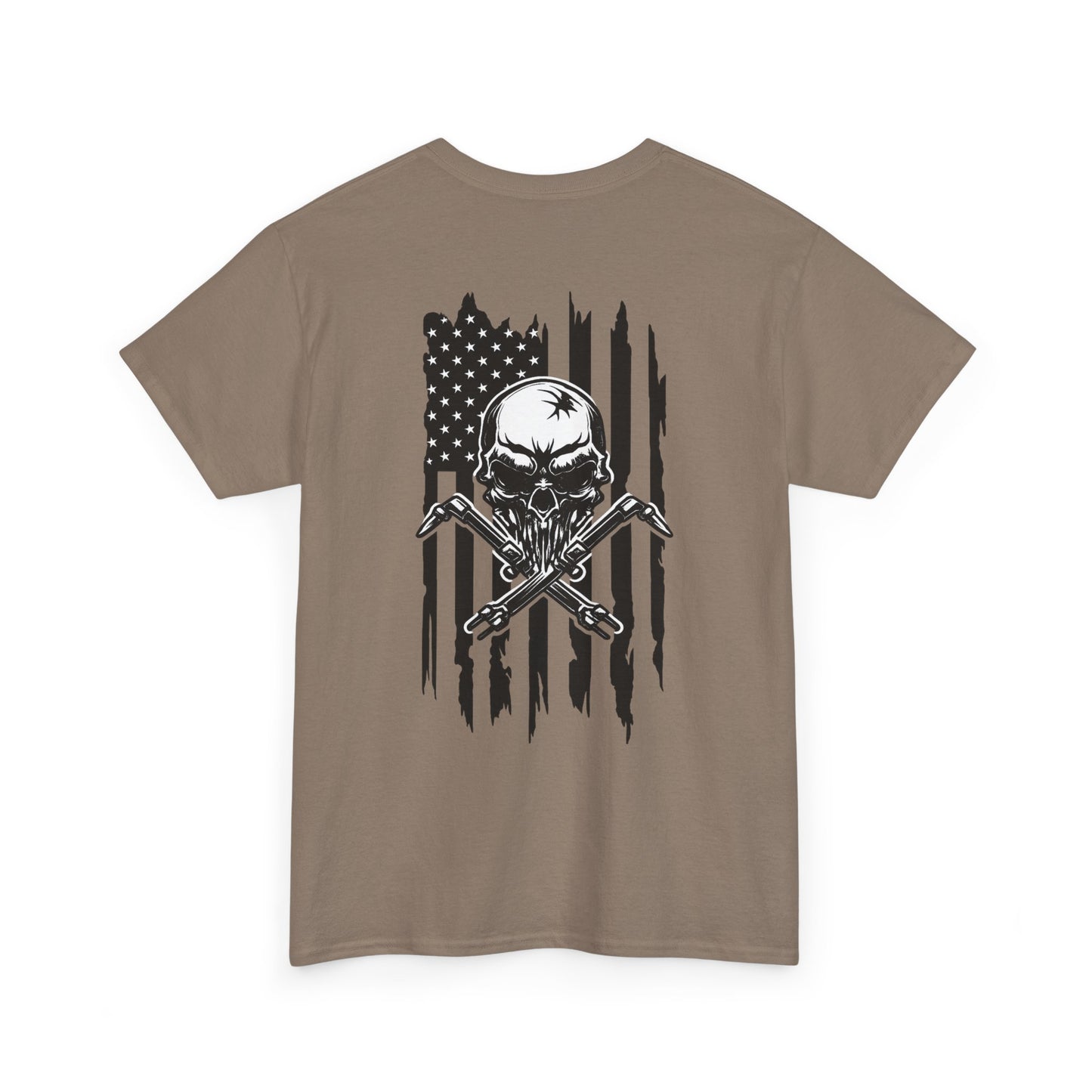 Welding “Hood Life” American Flag Tee