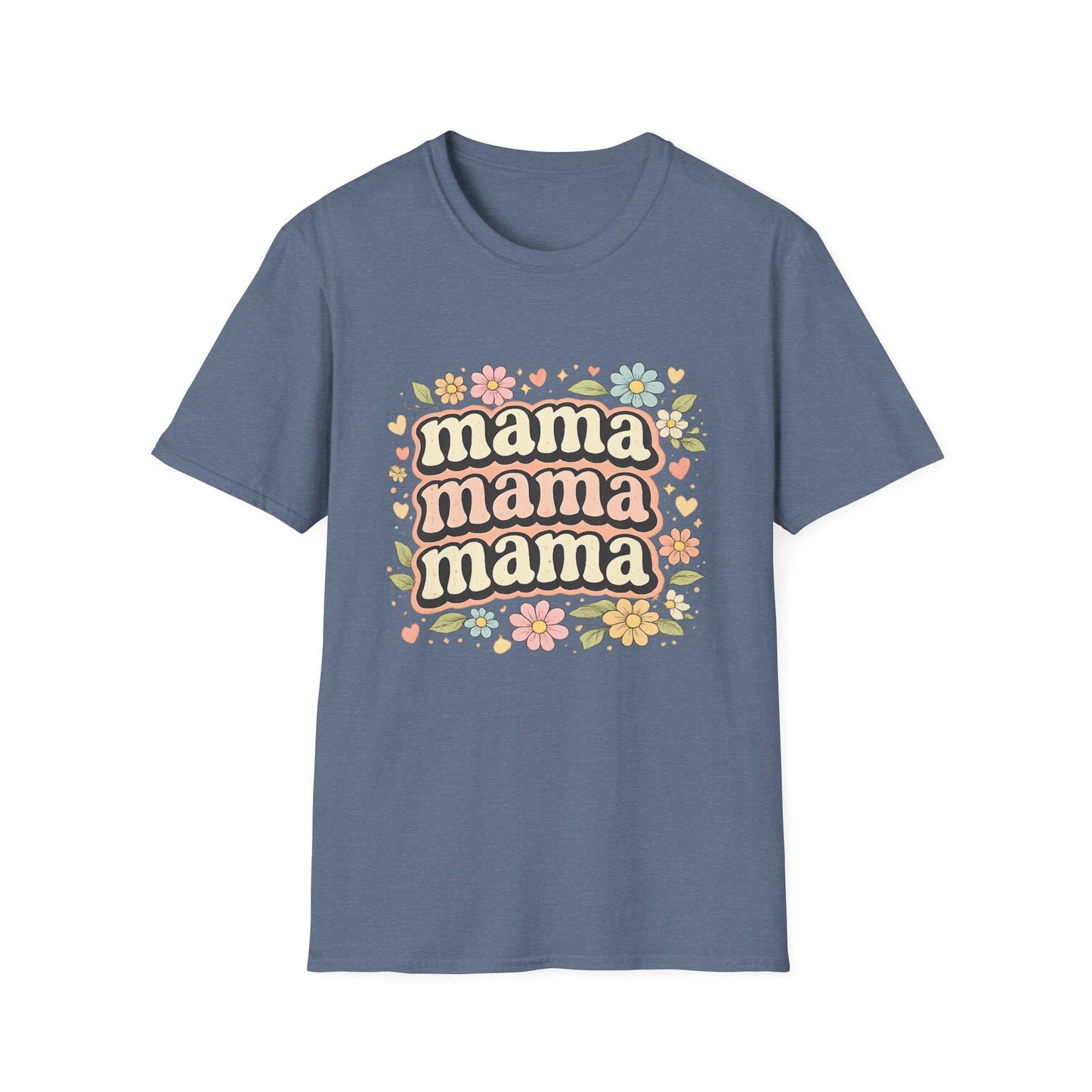 Mama Floral T-Shirt — Retro Mom Gift for Mother’s Day