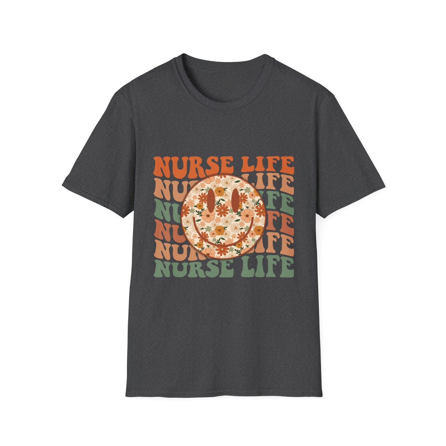 Nurse Life Floral Pizza T-Shirt
