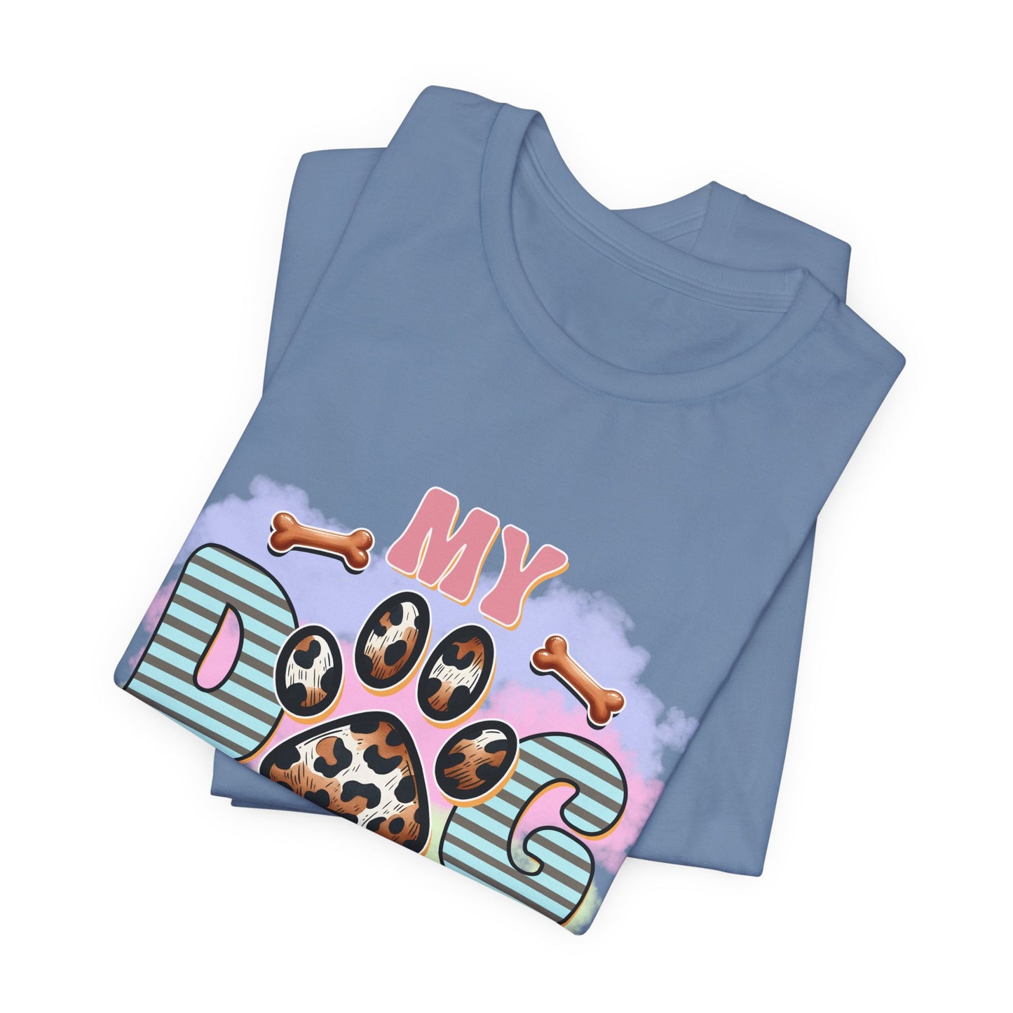 My Dog Thinks I’m Awesome T-Shirt — Cute Paw Print Dog Lover Tee